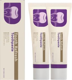 Tooth Refresh Toothpaste, Fresh Breath Whitening Toothpaste, Natural Oral Care & Enamel Repair, Helps Remove Coffee, Tea & Wine Stains, Fresh...