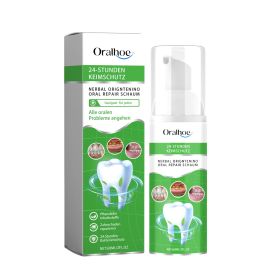Oralhoe Herbal Oral Foam, Deep Cleaning tartar Stone Fresh Breath teeth Oral mousse