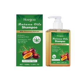 Hoegoa Batana Hair Care Shampoo Cleans Scalp Gentle Nourishes Smooth Hair Rosemary Shampoo