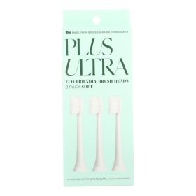 Plus Ultra - Tbrush Heads Echo 3pk - Case Of 4-3 Ct