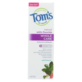 Tom's Of Maine - Tp Whole Care Wntrmnt Fluor - Case Of 6 - 4 Oz