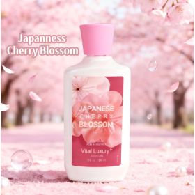 3 Fl.oz.Japanese Cherry Blossom And Others Scented Body Lotions Long-lasting Moisturizing Suitable For Dry And Rough Skin, And Can Be Used On Han (Option: Japanese Cherry Blossom)